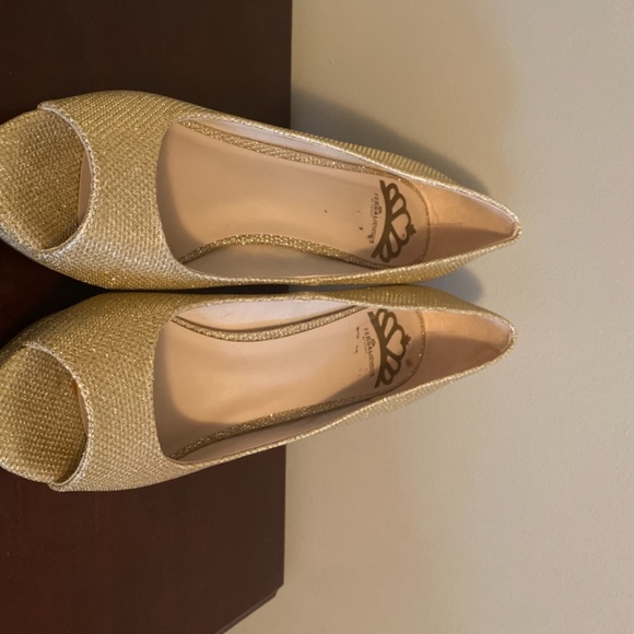 Fergalicious Metallic Gold Heels - Picture 3 of 3